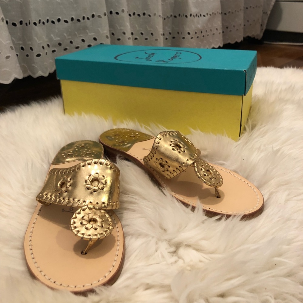 Brand New gold Jack Rogers